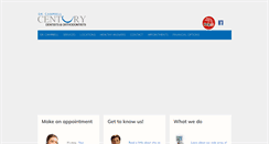 Desktop Screenshot of centurydental.com